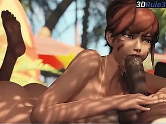Watch Black's massive BBC get stuffed in your mouth and hand in this 3D hentai game XXX Video