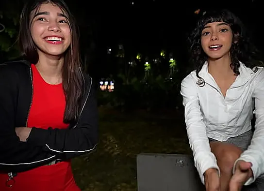 Cristian Tanner, Sara Taylor & Cindy Luna Puny get roughed up in public park
