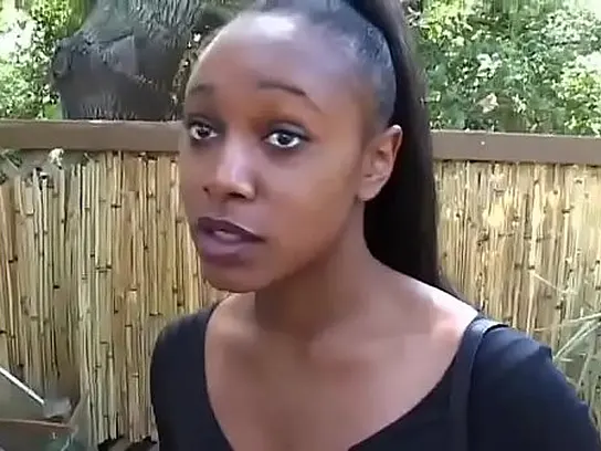 Sexy ebony African babe goes wild with a big cock in a new doggystyle honey pot
