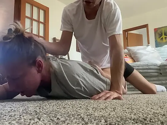 Platinum-blonde first-timer Velvet Taco gets her salivating facehole and tongue messy in first-ever-time slobbering XXX Video
