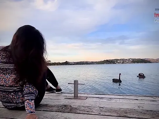 Desi Indian teenage dame Indian_Diva heads naughty with public BLOWJOB and cum shot
