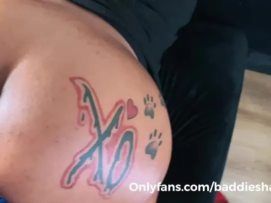 Watch this verified amateur ebony Baddie's massive tits bounce while she takes on a big white dick