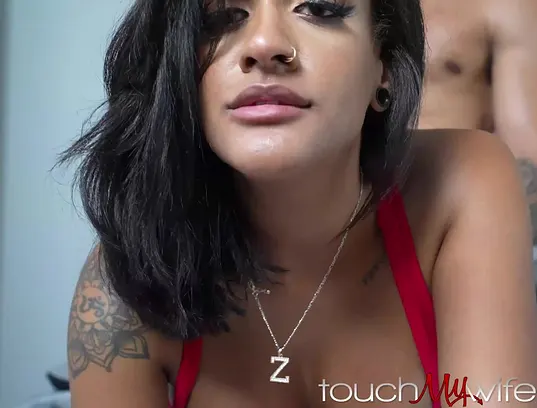 Zoey Sinn's giant mounds and humid vulva get caught by jealous Hotwife while her hubby sees