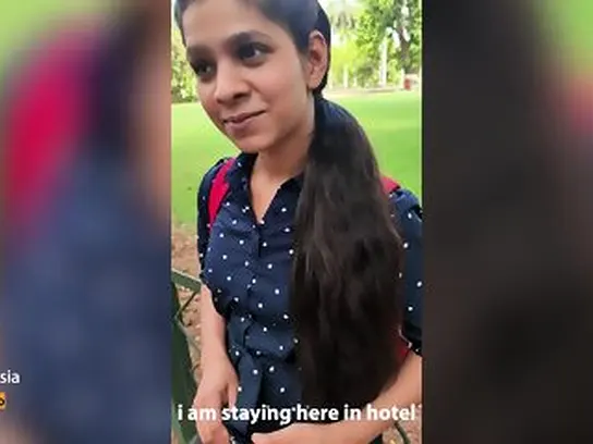Julia K gets her taut Indian cooter smashed by a stranger for cash