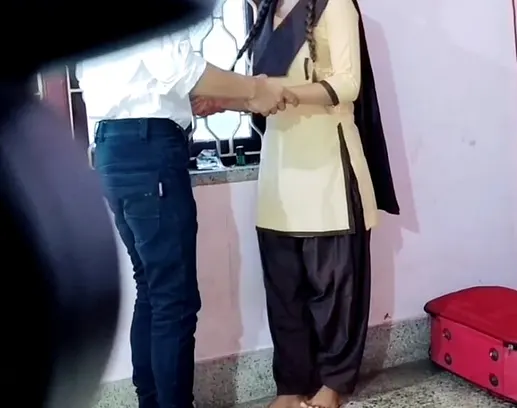 Watch these Indian beauties get their tight holes drilled in a homemade schoolgirl fuckfest