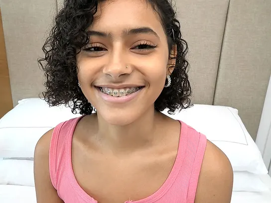 eighteen Yr Elderly Puerto Rican with braces makes her first-ever porno XXX Video