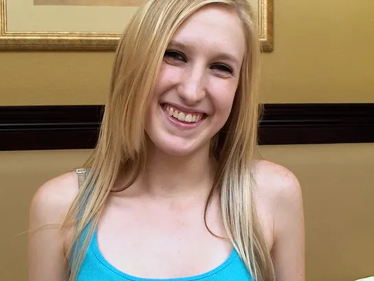 Lean blondie legitimate year older gargles penis for the very first time on movie