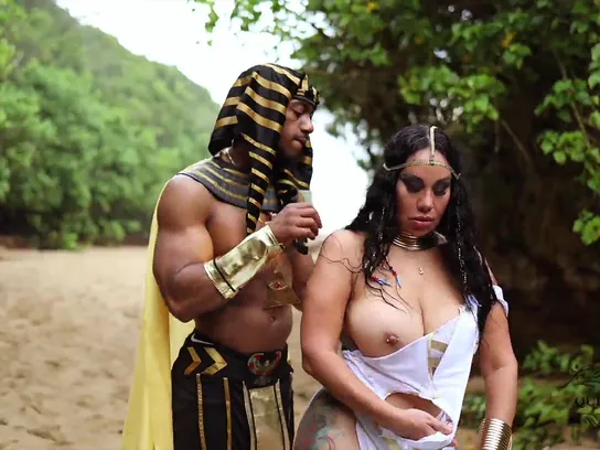 Queen Rogue demands BBC from her obedient servant Mazee The Goat